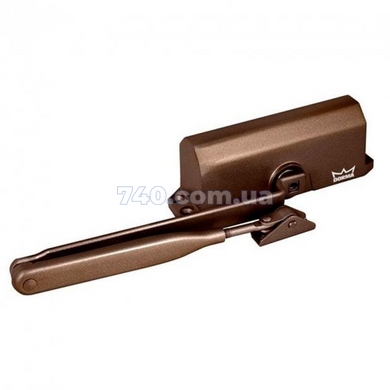 Дверний дотягувач DORMAKABA TS68 EN 2/3/4 (коричневий) до 80 кг зі складним важелем 40-0021717 фото