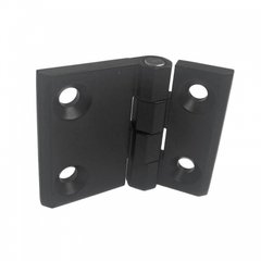 Петля для дверей шаф RZ H5063.1.2.1, метал, чорна, 50*63 мм 49-1566 фото