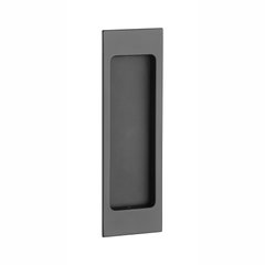 Ручка для розсувних дверей прямокутна APRILE HD 240 AS чорний матовий/шкіра 44-10348 фото