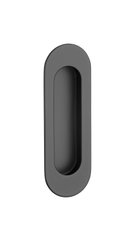 Ручка для розсувних дверей STERK 1717 овальна чорний матовий 44-10350 фото