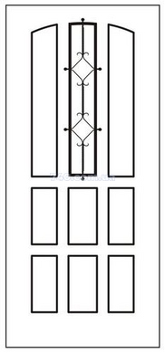 Входные двери Сталь М, модель Коттедж массив дуба/ПВХ 80-0013548 фото