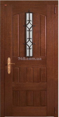 Входные двери Сталь М, модель Коттедж массив дуба/ПВХ 80-0013548 photo