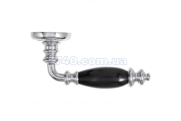 Дверная ручка GAVROCHE- Cesium Cs Z8 хром/черный 49-57 фото