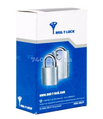 Замок навесной Mul-T-Lock G55 Classic pro 4867 2key dnd_blue_ins ns_shackle 27мм 10мм box_m 40-0029781 фото