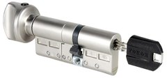 Цилиндр TOKOZ PRO 400 (33x30T) ключ-тумблер матовый никель 45-323 фото