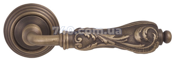 Дверна ручка FIMET Flora бронза матова 40-0018921 фото