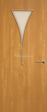 Межкомнатные двери ПВХ Омис, модель Рюмка 600 орех 80-0015221 фото