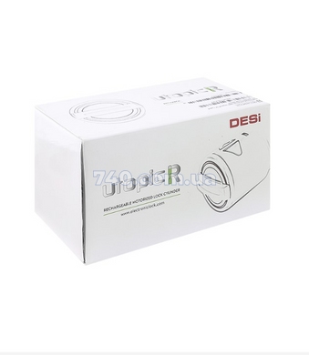Электронный контроллер DESi Utopic R с цилиндром Черная крышка 40x40мм 44-8706 фото