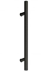 Дверная ручка-скоба WALA PA10 Ø30, X=200, L=300 матовый черный (односторонняя) 44-9757 фото