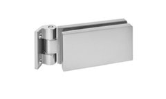 Петля Vitra E50100.90.01 для стеклянных дверей (180°), анодированное серебро 44-9889 фото