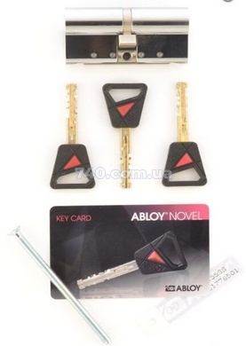 Циліндр Abloy kk CY322 Novel 6532 5X32 5 ключ-ключ Хром Довжина Ключа 45 мм ABL7000003359 фото