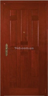 Входные двери Сталь М, модель Президент массив дуба с двух сторон 80-0013465 фото