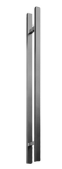 Дверная ручка-скоба SS743 20x40 мм, А=1200, Б=900 нержавеющая сталь матовая (двусторонняя) 45-930 фото