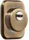 Дверной протектор AZZI FAUSTO F23 Topsecure, прямоугольный, бронзовая латунь, H25 мм 000005210 photo