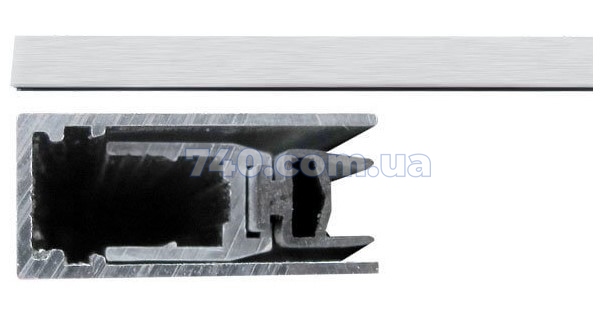 Порог алюминиевый с резиновой вставкой Comaglio 420 (43-30 см) 29373 фото
