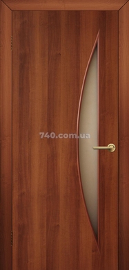 Межкомнатные двери МДФ Омис, модель Парус 600 орех ПО 80-0021594 photo