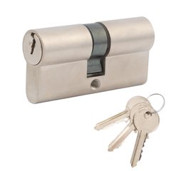 Цилиндр Cortelezzi Primo 116 60 мм (30x30) ключ-ключ матовый никель 57374 фото