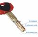 Цилиндр Securemme K2 с монтажным ключом 60 (30х30) ключ-ключ 40-0039509 фото 4