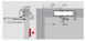 Дверний дотягувач DORMAKABA TS-Profil EN 2/3/4 + Size5 BCA (сріблястий) до 120 кг зі складним важелем 45-649 фото 8