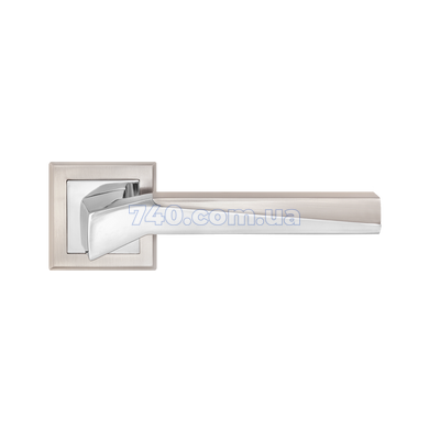 Дверная ручка MVM Z-1319 NEO матовый никель/полированный хром 44-9969 фото