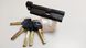 Циліндр HardLock серії К 90 мм (Т50x40) ключ-тумблер чорний 44-8829 фото 1