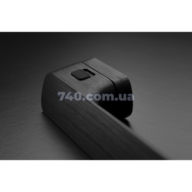 Дверна ручка M&T Minimal 2.0 R/WC 147940 Right Cr-K чорний брашований 62189 фото