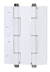 Дверная петля маятниковая AMIG Мод.3035 180x133x4 мм, белая 45-1124 фото