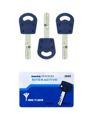 Комплект ключів MUL-T-LOCK INTERACTIVE 3KEY+CARD 430085 фото