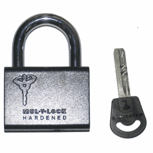 Замок навесной Mul-T-Lock M16/C3 Classic 064 2key Arc_black R_shackle 102мм 15,8мм pb 40-0020013 фото