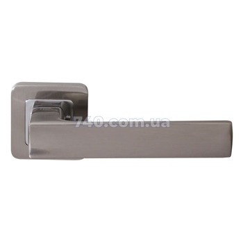 Дверна ручка RDA Cube хром/титан 40-PO34758 фото