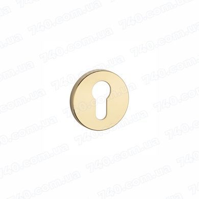 Накладка под PZ APRILE R AS 7 мм латунь полированная PVD 49-1552 фото