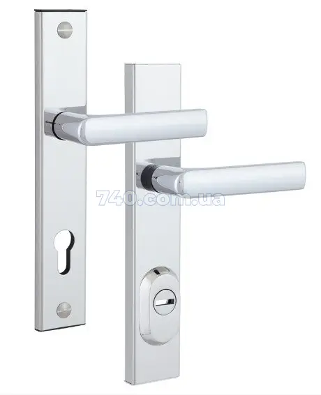 Дверна фурнітура захисна R4 (натискні зовнішня і внутрішня ручки)
