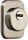 Дверной протектор AZZI FAUSTO F23 ANT с юбкой, прямоугольный, никель сатин, H30 мм 000005236 фото