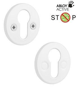 Щиток ABLOY LH001 pz_fin Round Фарба_біла Active 40мм наскрізь fe_val Комплект 44-9895 фото