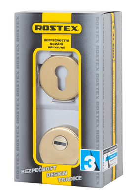 Протектор ROSTEX Rotondum R3/S Din Round 23мм 38-45мм Нержавіюча_сталь_матова_титан_Pvd 3клас Nerz_mat_TI Комплект 40-0020294 фото