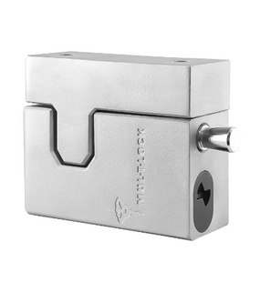 Навесной замок Mul-T-Lock Hasp Lock Diamond Classic pro 4867 2key dnd3D_purple_ins slid_shackle 13мм box_m 44-4567 фото