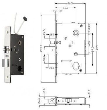 Автономный RFID замок SEVEN Lock SL-7730 41-108915 фото
