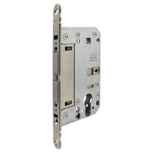 Дверной замок AGB Touch lock PZ (под цилиндр) ,18*196мм, магнитный серый 44-9830 фото