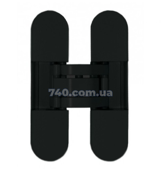 Дверна завіса OTLAV INVISACTA 3D 30х120 mm + ковпачки чорний 40-0039618 фото