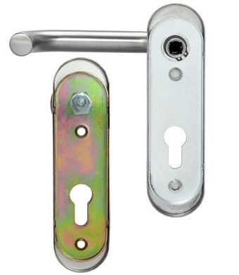 Набір фурнітури ISEO 032402 72мм STAINLESS_STEEL fix-mov CYL_HOLE 44-7431 фото