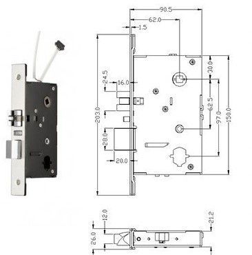 Автономный RFID замок SEVEN Lock SL-7731 41-108916 фото