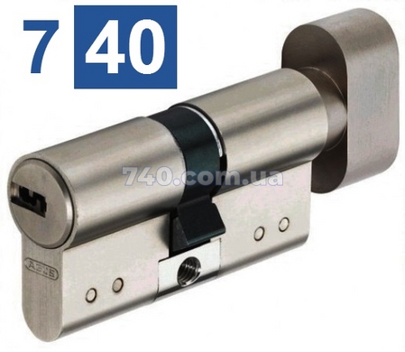 Циліндр ABUS KD15 (АБУС КД15) 95 мм (45x50Т) ключ-тумблер нікель 40-0017438 фото