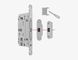 Дверний замок AGB Touch lock PZ (під циліндр),18*196мм, магнітний сірий 44-9830 фото 3