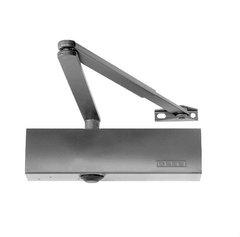 Дверний дотягувач Geze TS 2000 NV BC 2/3/4 до 100 кг з фіксацією, сріблястий (124944+102445) 45-1279 фото