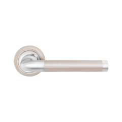 Дверна ручка MVM A-1209 AL нікель/полірований хром 44-9973 фото