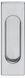 Ручка для раздвижных дверей Martinelli Rettangolare Матовый хром 40-002187 фото 1