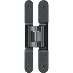 Петля дверная скрытая SIMONSWERK Tectus TE 240 3D RAL 9005 черная матовая 60 кг 50-938 фото