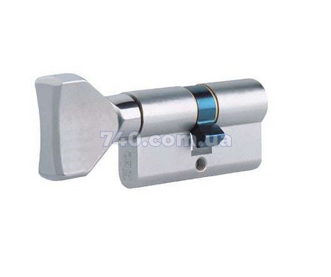 Цилиндр ISEO R 6 (ИСЕО Р 6) 70 мм (35*35 T) ключ-тумблер, хром. 40-0020956 фото