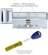 CLIQ Цилиндр Abloy din_mod_kt hard CYLP333T PROTEC2 69 CR 38Hix31T TO_CR CAM30 CLIQ M/S TA77ZZ 49-4073 фото 4