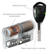CLIQ Цилиндр Abloy din_mod_kt hard CYLP333T PROTEC2 69 CR 38Hix31T TO_CR CAM30 CLIQ M/S TA77ZZ 49-4073 фото 2